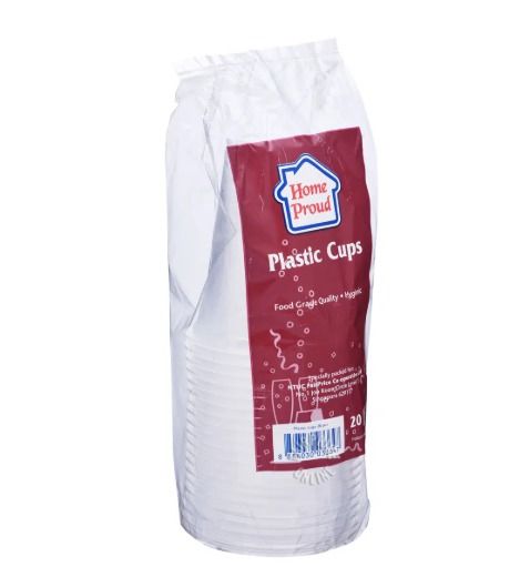 Home Proud Plastic Cups - 20 Pieces458201245019678720