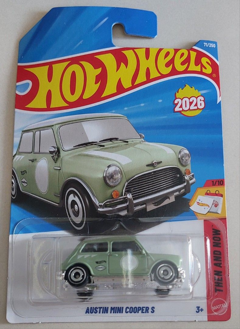 Hot Wheels Austin Mini Cooper S 2026 (Category: Toys & Games) located in Singapore. Submitted by celoh (Listing ID 1438716511, Image 1). Description: Bundle deal: 2 cars for $8 only!.