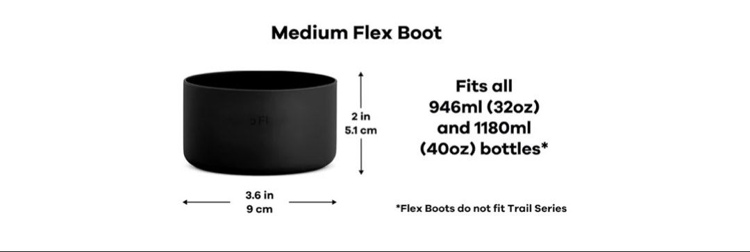 Hydro Flask Medium Flex Boot - Black458678140918179844