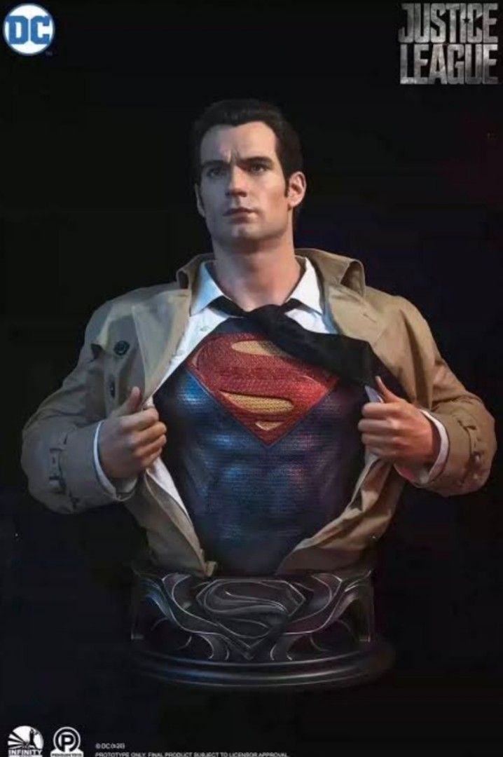 Infinity Studio Supeman Bust (Category: Fan Merchandise) located in Caloocan City. Submitted by Aberich (Listing ID 1438782742, Image 1). Description: Infinity Studios Superman/ Clark Kent 1:1 Silicone Bust Brand New 150,000 Meet Ups - GH - BGC - Marikina.