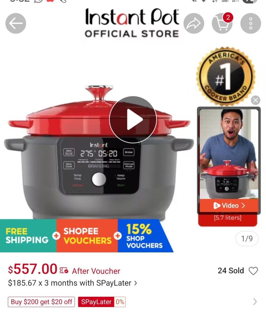 Instant Pot Precision Dutch Oven - Brand New458415533511168000