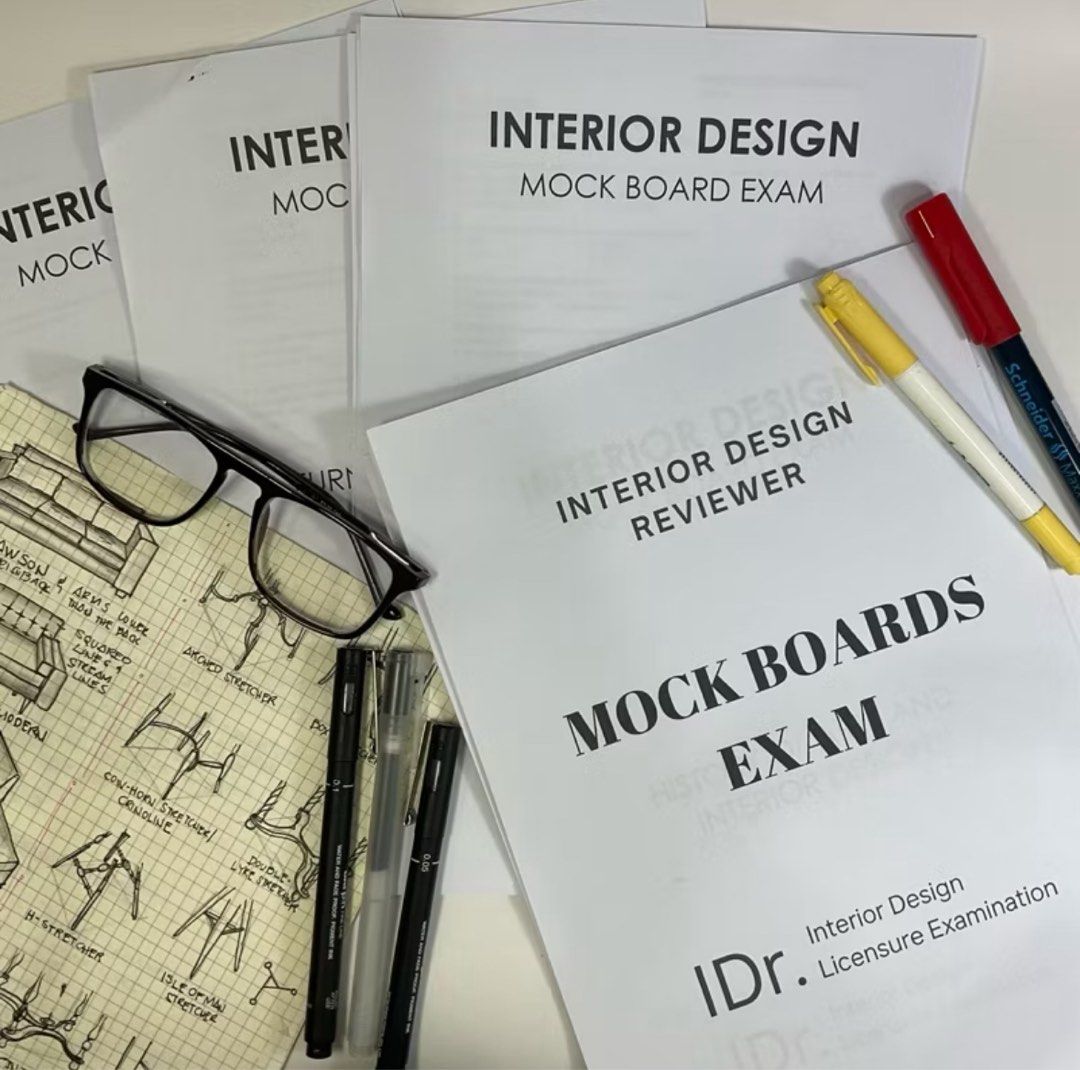 Interior Design Mock Board Exams (Category: Assessment Books) located in Dagupan City. Submitted by kc.declutters (Listing ID 1438844401, Image 2). Description: Used as a questionnaire only! .