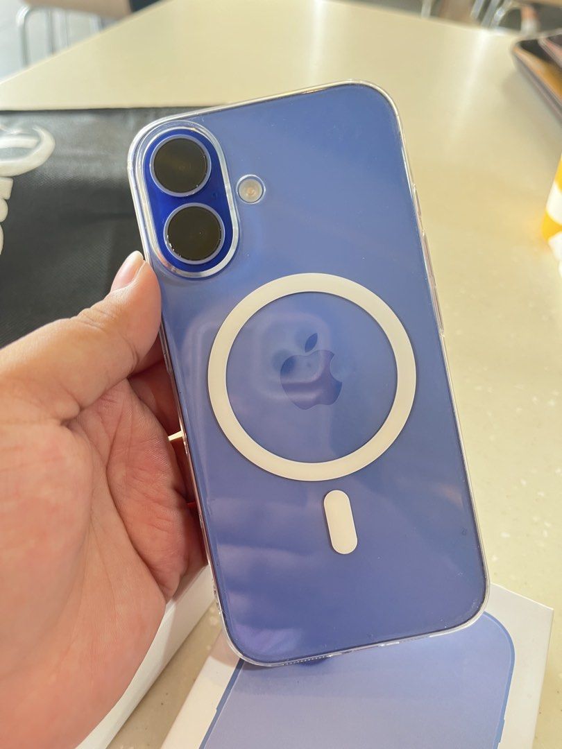 Iphone 16 256gb (Category: iPhone 16 Series) located in Bulacan. Submitted by shopwithme_23 (Listing ID 1438752897, Image 3). Description: FOR SALE/SWAP TO LOWER UNIT WITH ADD CASH‼️ IPHONE 16 256gb (Ultramarine) ✅factory unlocked (any sim) ✅89% battery health ✅590+ cycle count ✅smooth performance ✅no history of repair ✅unli check/reset upon meet up 🏷️₱38,000 (presyong 128gb) Inclusions: Unit Installed tempered glass Rep box Type C cable Adapter