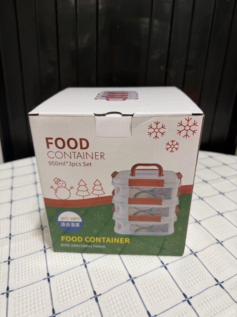Jenson 3-Tier Food Container Set458669958103705600