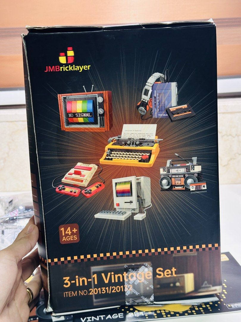JMBRICKLAYER Vintage Set Brandnew (Category: Toys & Games) located in Rizal. Submitted by jandhplayground (Listing ID 1438849839, Image 2). Description: Complete, Like new. Sealed.