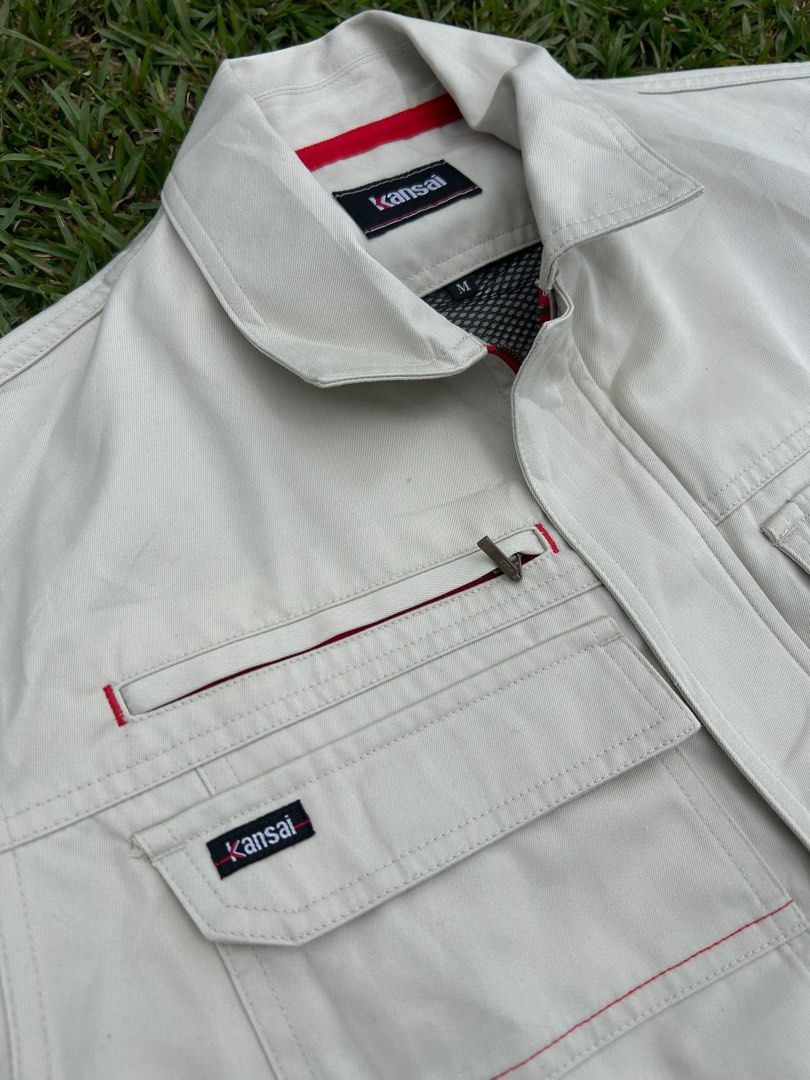 KANSAI YAMAMOTO WORKWEAR (Category: Coats, Jackets and Outerwear) located in Baguio. Submitted by raggedgarbs (Listing ID 1438840223, Image 3). Description: Kansai yamamoto Size:Meduim Good condition Perfect for work and casual ₱550+Shipping fee.