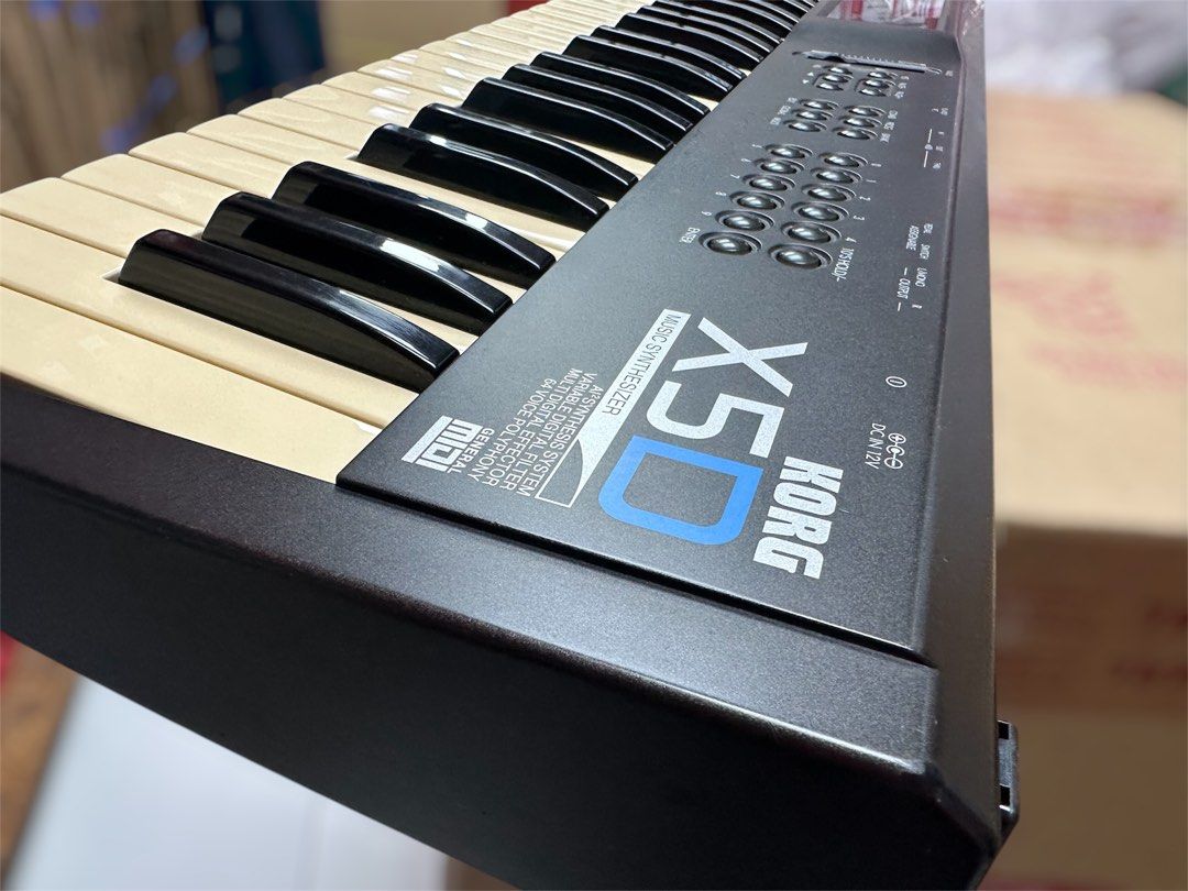 KORG X5D (Category: Musical Instruments) located in Bulacan. Submitted by noadtnse (Listing ID 1438808954, Image 1). Description: Korg X5D No issue, only keys a bit yellowish on the picture but a bit white actual, function are all good, you better test before you buy is better. 18K peso negotiable upon viewing only. No bag.