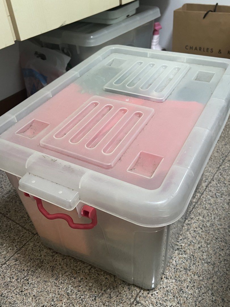 Large Plastic Storage Box with Lid458882766907658240