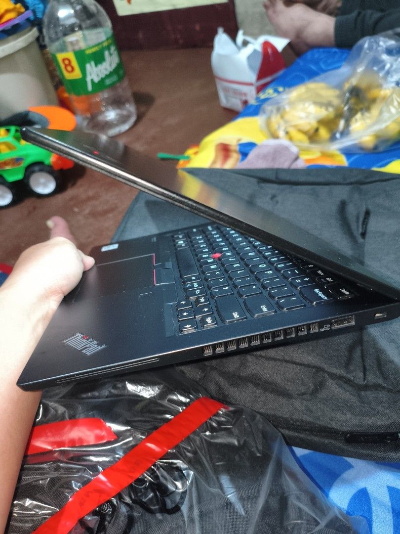 Lenovo ThinkPad X13 Series Laptop (Category: Laptops & Notebooks) located in Manila. Submitted by bossonins19 (Listing ID 1438855352, Image 1). Description: Lenovo ThinkPad laptop X13 Series - Sleek black finish - Includes charger - Features: - Red trackpoint - Touchpad - Desktop display with icons and wallpaper - ThinkPad logo on the back - Light weight laptop -Good for school, offices etc - Windows License Installed -Microsoft Office Installed 