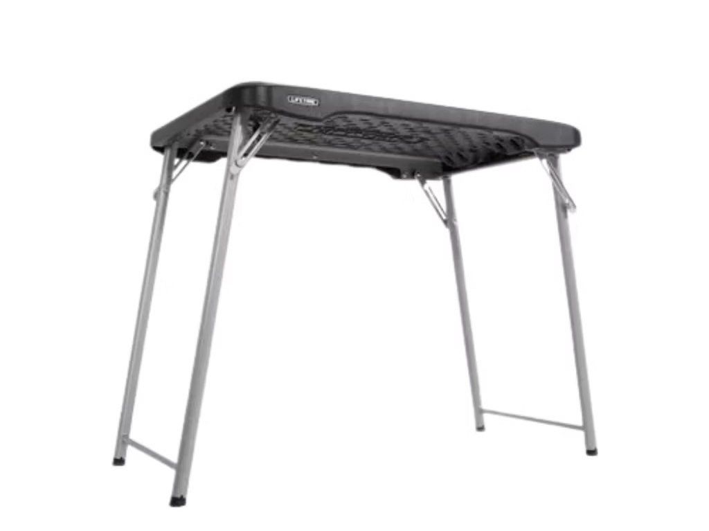 Lifetime Foldable Black Table (Category: Tables & Sets) located in Quezon City. Submitted by theluxurycityph. (Listing ID 1438783195, Image 2). Description: Lifetime Foldable Black Table 35,5”.