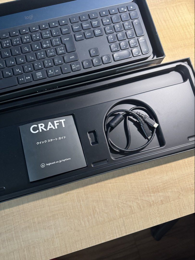 Logitech Craft Wireless Keyboard, Computers & Tech, Parts & Accessories ...