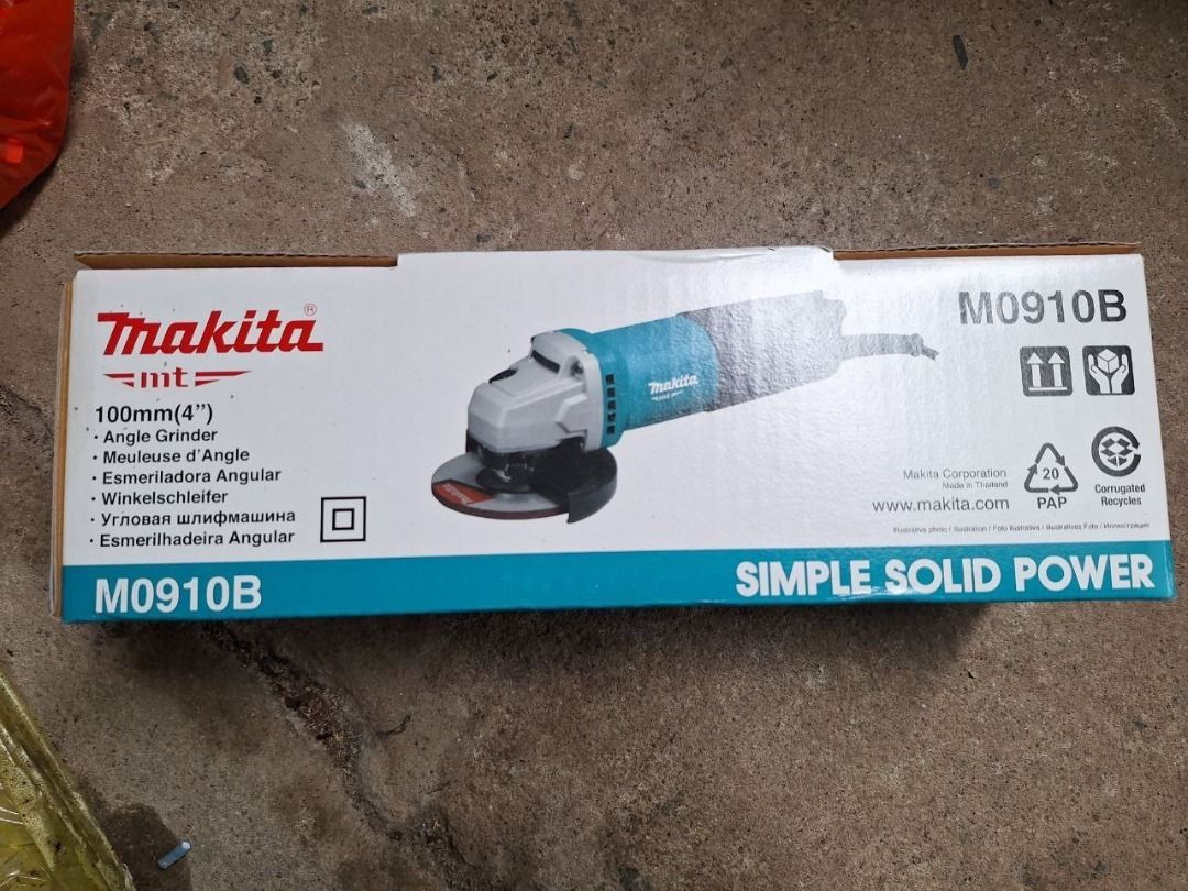 Makita Grinder Specs: 4", M0910B (Category: Everything Else Others) located in Manila. Submitted by joeyroque09 (Listing ID 1438782447, Image 1). Description: Makita Grinder Specs: 4", M0910B Price: 2900.