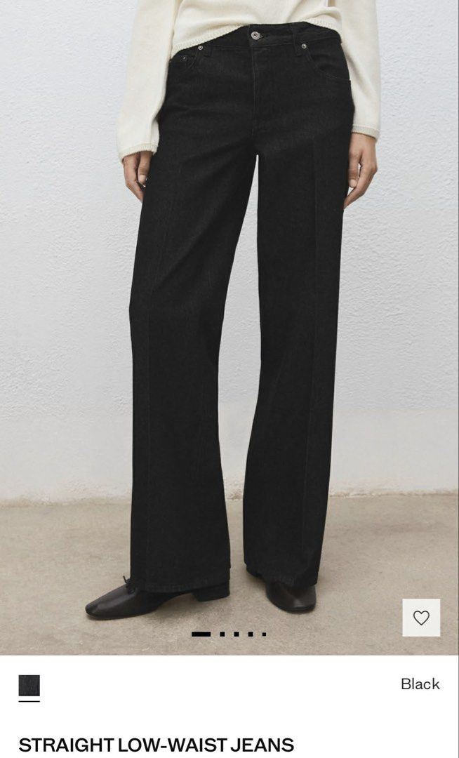 Mango MNG black straight low waist jeans (Category: Jeans) located in Paranaque City. Submitted by breakfasttt (Listing ID 1438849896, Image 2). Description: Original price is 3295 :) i wanna keep sana ugh cos the material and wash is so nice Only worn twice in japan !!!!!!! 3rd and 4th pic is when worn # y2k 2000s araw the line summer linen meraki bowy halo halo bacoleña carino cariño munimuni miu the label zara mango forever21 f21 editor’s mark