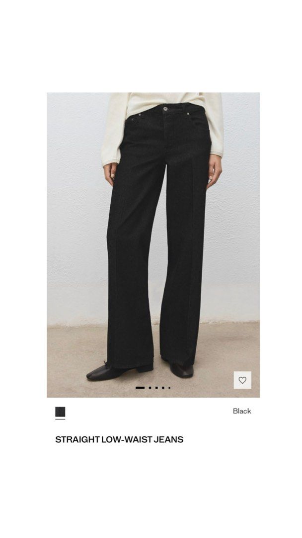 Mango MNG black straight low waist jeans (Category: Jeans) located in Paranaque City. Submitted by breakfasttt (Listing ID 1438849896, Image 1). Description: Original price is 3295 :) i wanna keep sana ugh cos the material and wash is so nice Only worn twice in japan !!!!!!! 3rd and 4th pic is when worn # y2k 2000s araw the line summer linen meraki bowy halo halo bacoleña carino cariño munimuni miu the label zara mango forever21 f21 editor’s mark