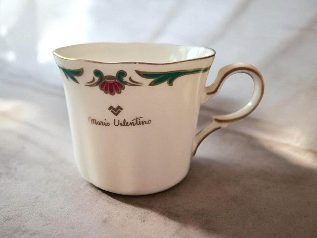 Mario Valentino Cup (Category: Coffee & Tea Tableware) located in Quezon City. Submitted by buybyestuffmnl (Listing ID 1438789790, Image 1). Description: .