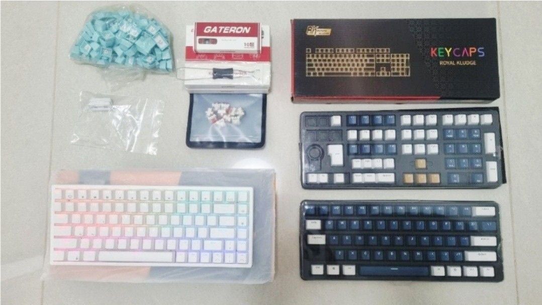 Mechanical Keyboard Bundle - Keycaps, Switches, and Keyboard458592953891573760