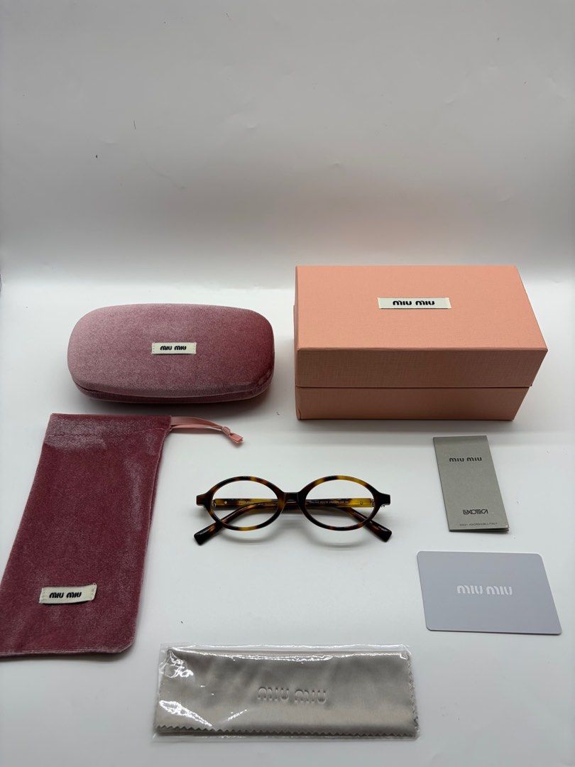 MiuMiu SMU04Z Eyeglasses (Tortoiseshell) (Category: Sunglasses & Eyewear) located in Bacoor. Submitted by thegentleluxe (Listing ID 1438783550, Image 1). Description: MiuMiu SMU04Z Eyeglasses (Tortoiseshell) Complete with Inclusions Paper Bag, Box, Soft Case, Cloth, Pouch, Booklet, Dummy Authenticity Card Pre-Order/On Hand 3495php only! (Shipping fee excluded) Follow our Page FB: Eye Dripz IG: eye_dripzph.