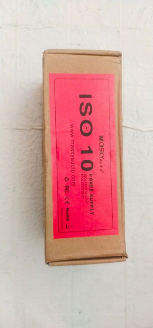 Mosky ISO 10 Isolated Output Power Supply (Category: Musical Instruments) located in Muntinlupa City. Submitted by grayfox05 (Listing ID 1438819296, Image 1). Description: - Mosky ISO 10 isolated power supply. - For guitar and bass effects pedals. - Multiple outputs: 9V, 12V, and 18V. - Includes all necessary cables. - Comes with a power adapter. - In its original box. - Includes the original manual. meet up bayanan public market or super8 bayana