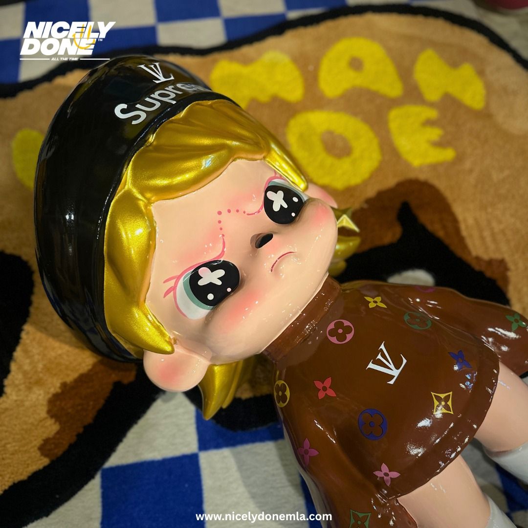 Nicely Done Fashion Molly (Category: Designer & Blind Box Toys) located in Manila. Submitted by nicelydone31948 (Listing ID 1438733418, Image 3). Description: Collectible art toy with a unique design. Features a stylized figure in designer-inspired outfits (Supreme, Louis Vuitton, Chanel). Perfect for display..