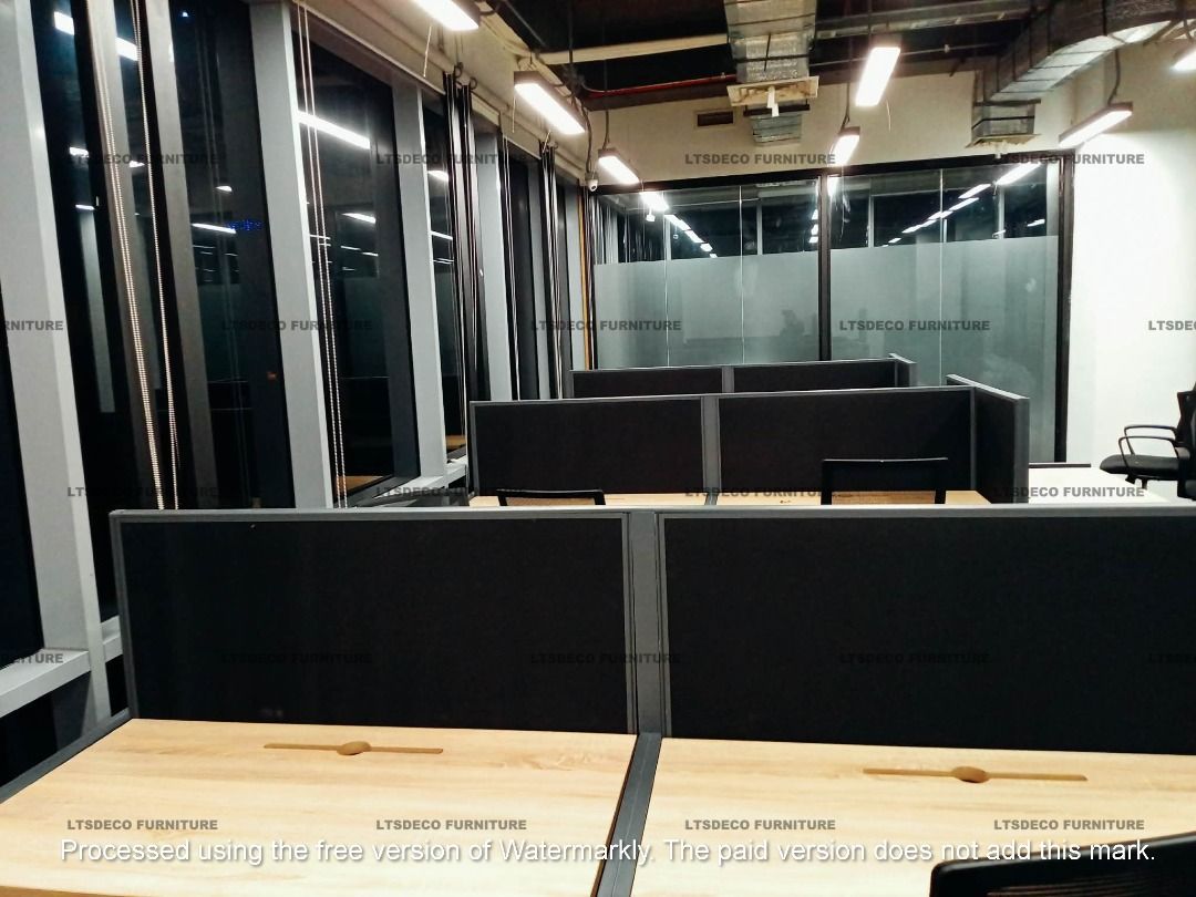 OFFICE CUBICLE WORKSTATION PARTITION WITH DIVIDER | OFFICE PARTITION ...