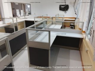 Office Cubicles with Glass Partitions Office Partition Office Furniture ...