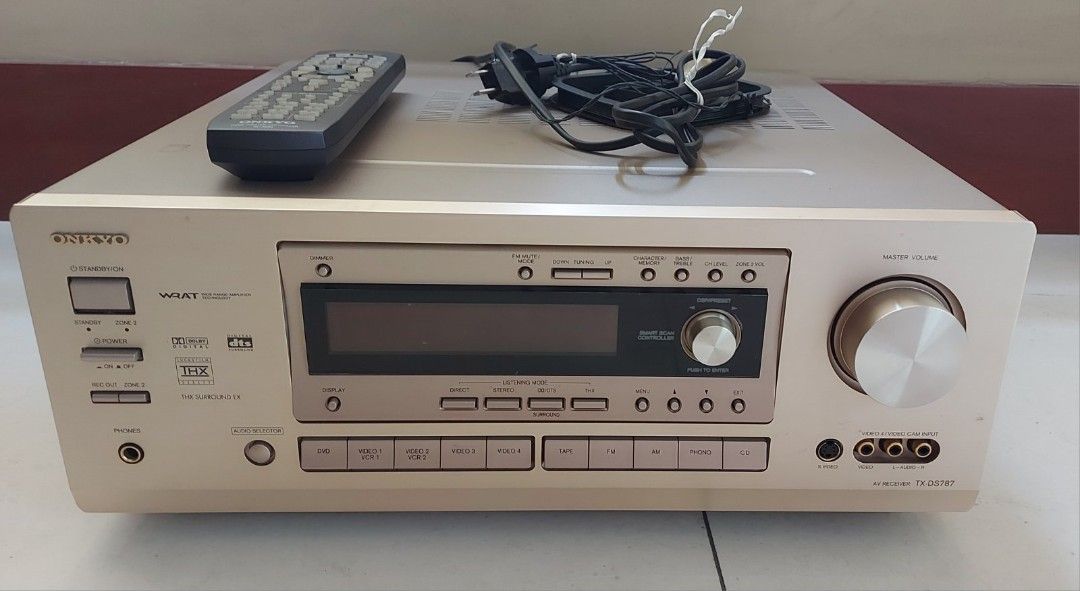 Onkyo AV Receiver (Category: Soundbars, Speakers & Amplifiers) located in Mandaluyong City. Submitted by ahri1999 (Listing ID 1438749591, Image 1). Description: Hardly used Onkyo amplifier/receiver. .