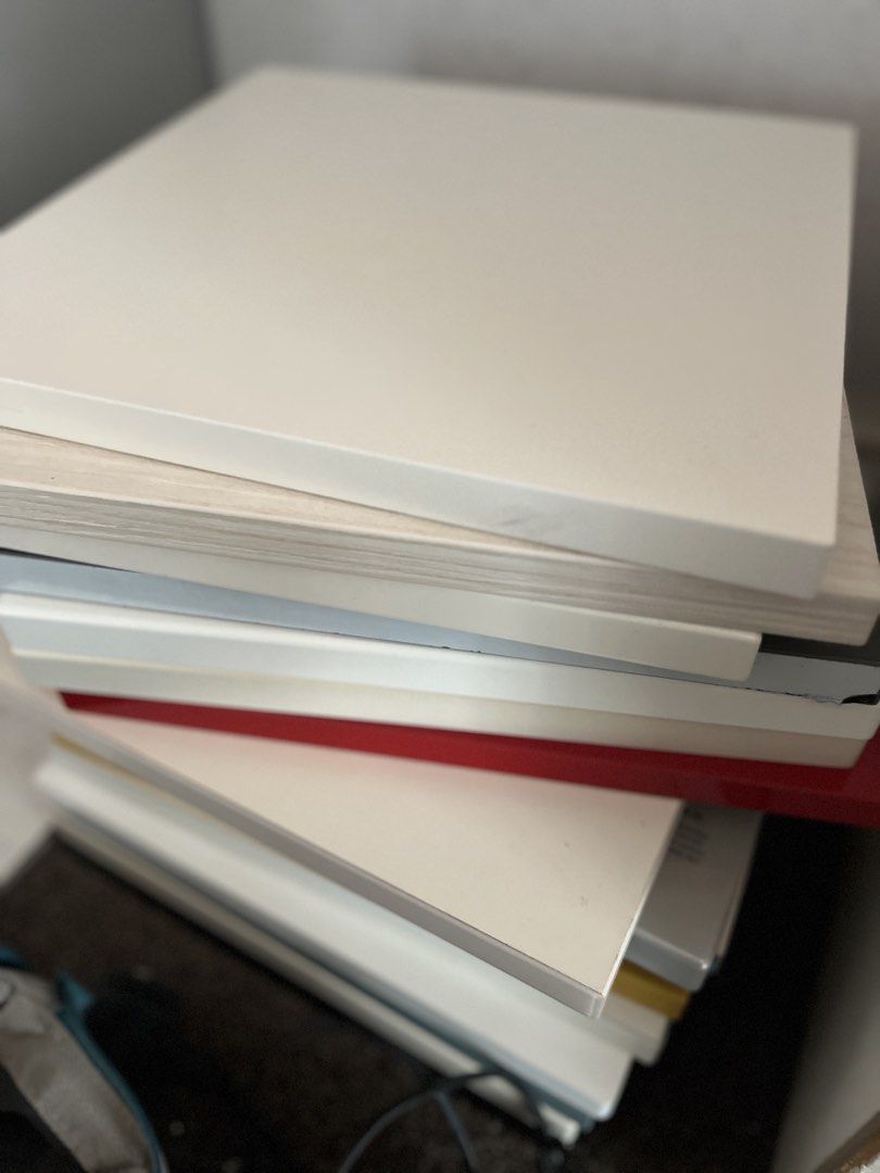 Solid Panels ( Mixed colours) (Category: Wall Decor) located in Shah Alam. Submitted by wear4lyfe (Listing ID 1438753807, Image 2). Description: - Assorted panels chip wood - Colour and finishes will be mixed and random (wood grain & solid colours) - Size 30cm x 30cm - Perfect art & design projects -Rm5 each panel ( minimum 10 panels each order) -Self pickup area Ara Damansara.
