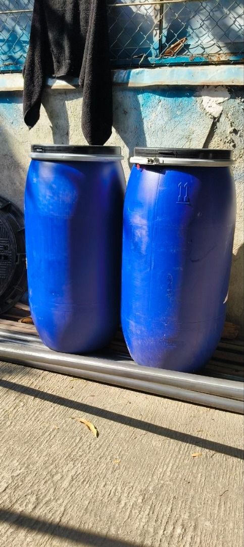 PLASTIC BLUE DRUM (Category: Other Home Furniture) located in Manila. Submitted by romeltakezo (Listing ID 1438761960, Image 1). Description: PLASTIC BLUE DRUM Open type Size: 170Ltrs.