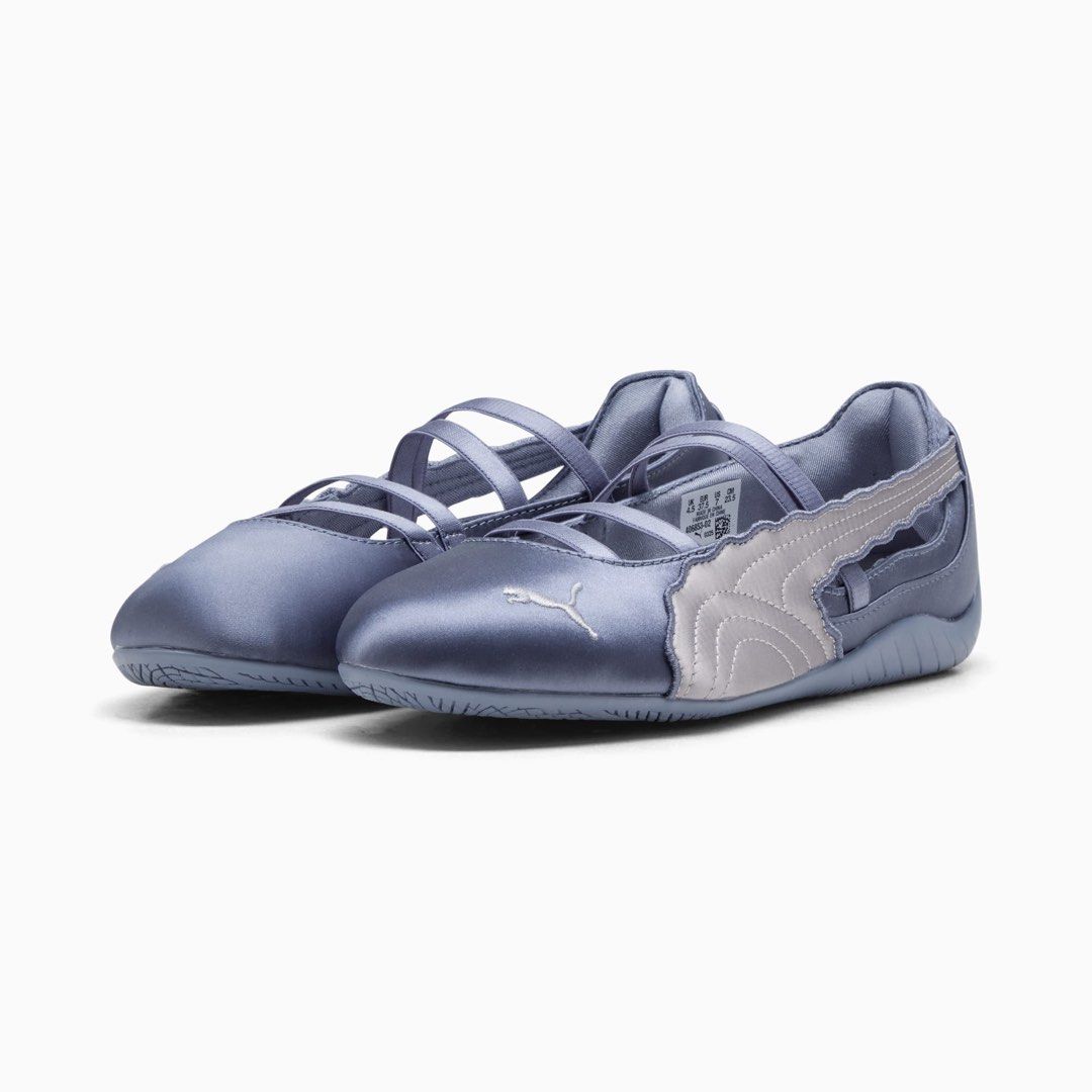 Puma Limited Ed Speedcat Ballet Flats (Category: Flats & Sandals) located in Taguig. Submitted by keen.eye (Listing ID 1438746005, Image 3). Description: Comes with original box and paper bag. Original bought it at 5,500 php. I super love the color and the style but, Rfs: didn’t fit me. Used once for around 30 mins then realized it didn’t fit me well enough. US size 7.5, blue-grey ballet flat limited edition, ortholite insole Pickup in BGC Fully 