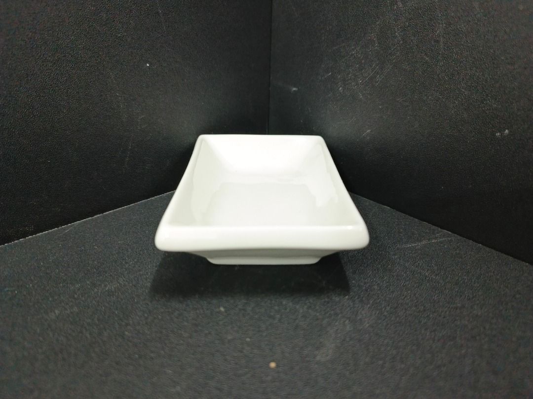 Rectangle Ceramic Condiment Sauce Dish (Category: Dinnerware & Cutlery) located in Quezon City. Submitted by inter_active_megawares (Listing ID 1438753442, Image 2). Description: Rectangle Ceramic Condiment Sauce Dish IA2602-067 Price: P25.00 Weight: 120g Length: 10cm Width: 6.5cm Height: 2.5cm - made with durable ceramic materials - IF POSSIBLE: kindly message us first - regarding the availability of stocks to prevent cancellations. Thank you fo