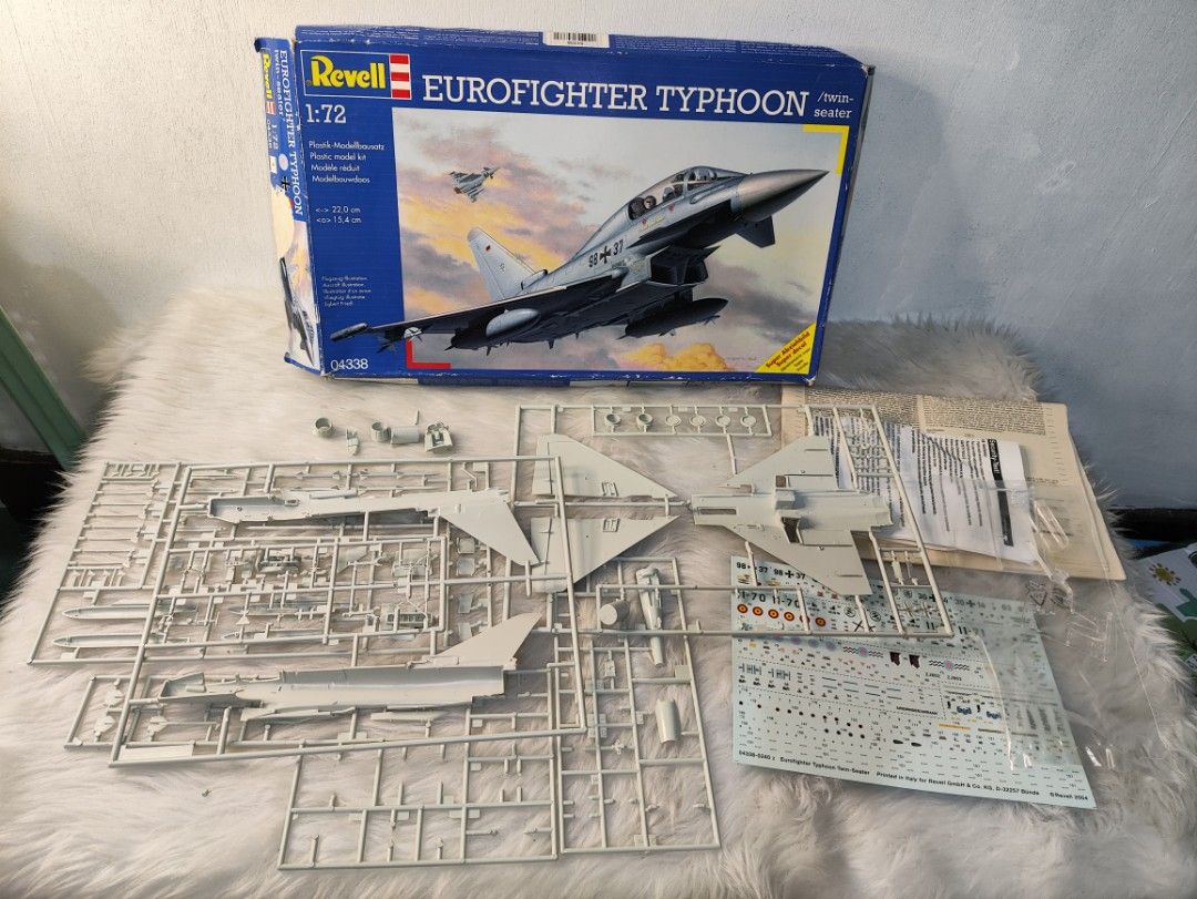 Revell 1:72 Eurofighter Typhoon (Category: Gundam & Model Kits) located in Cavite. Submitted by tinetaclesss (Listing ID 1438848500, Image 1). Description: unused. damaged box.