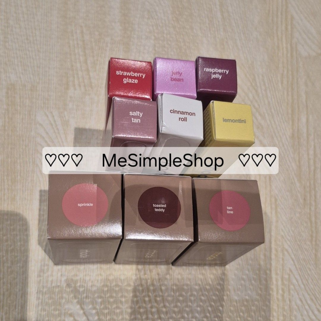Rhode Peptide Lip Treatment & Pocket Blush (Category: Makeup) located in Taguig. Submitted by mesimpleshop (Listing ID 1438864520, Image 1). Description: 100% Authentic and Brand New Imported from USA 🇺🇸 Sold Individually - Pocket Blush: P1950 - Available shades: Sprinkle, Tan Line - Rhode Peptide Lip Treatment: P1600 Cinnamon Roll, Raspberry Jelly, Salty Tan, Jelly Bean, Lemontini, Strawberry Glaze Please only ask for proof of authenticity if 