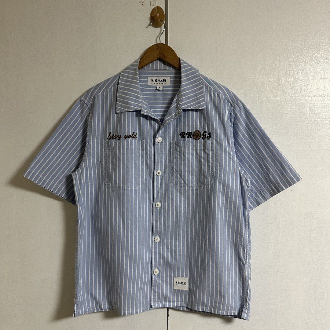 RRGS Roar Guns Workwear Polo (Category: Tshirts & Polo Shirts ) located in General Trias. Submitted by seconddegreeco (Listing ID 1438830822, Image 1). Description: RRGS Workwear Polo Medium 28 length 23 width Excellent ‼️ No issue.