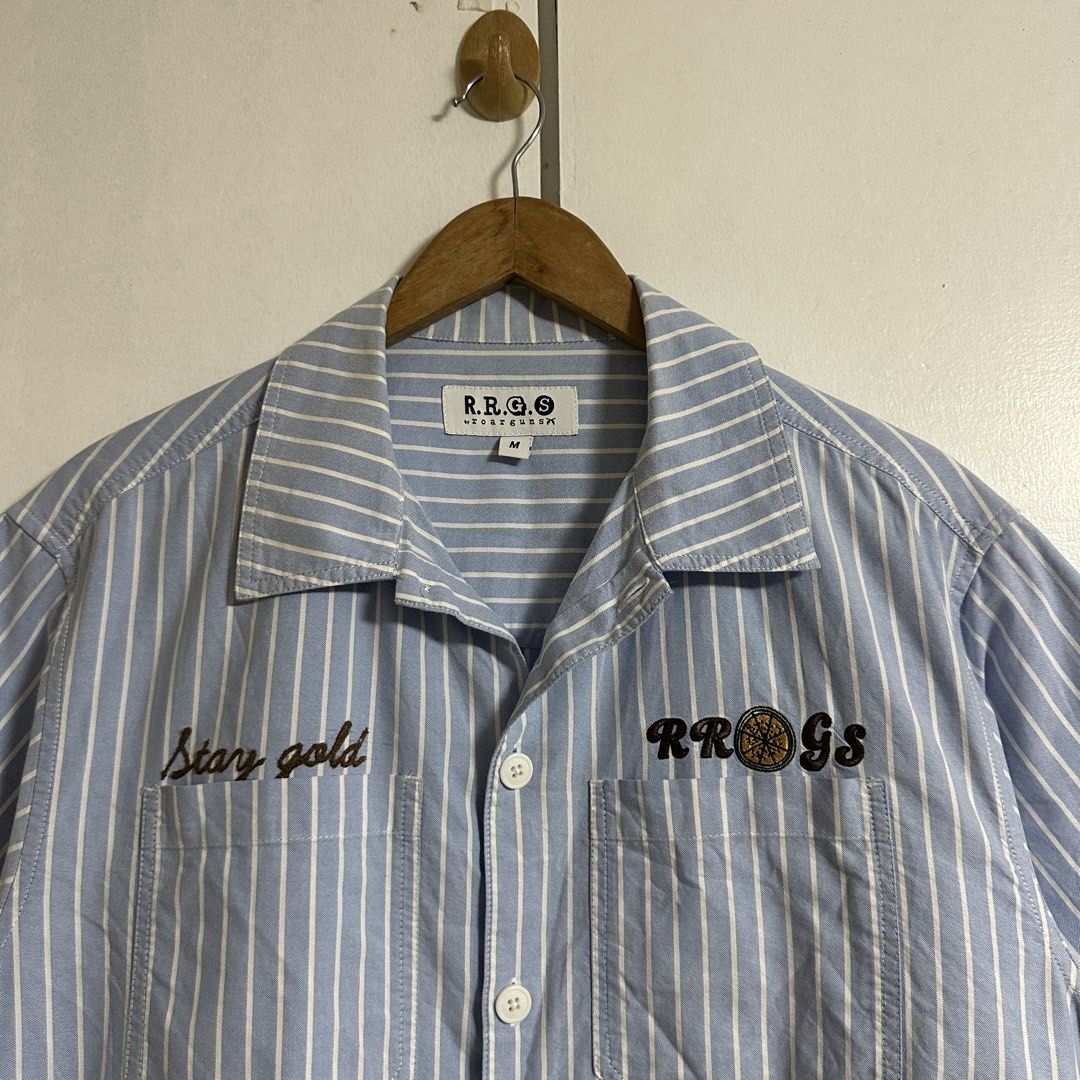RRGS Roar Guns Workwear Polo (Category: Tshirts & Polo Shirts ) located in General Trias. Submitted by seconddegreeco (Listing ID 1438830822, Image 2). Description: RRGS Workwear Polo Medium 28 length 23 width Excellent ‼️ No issue.