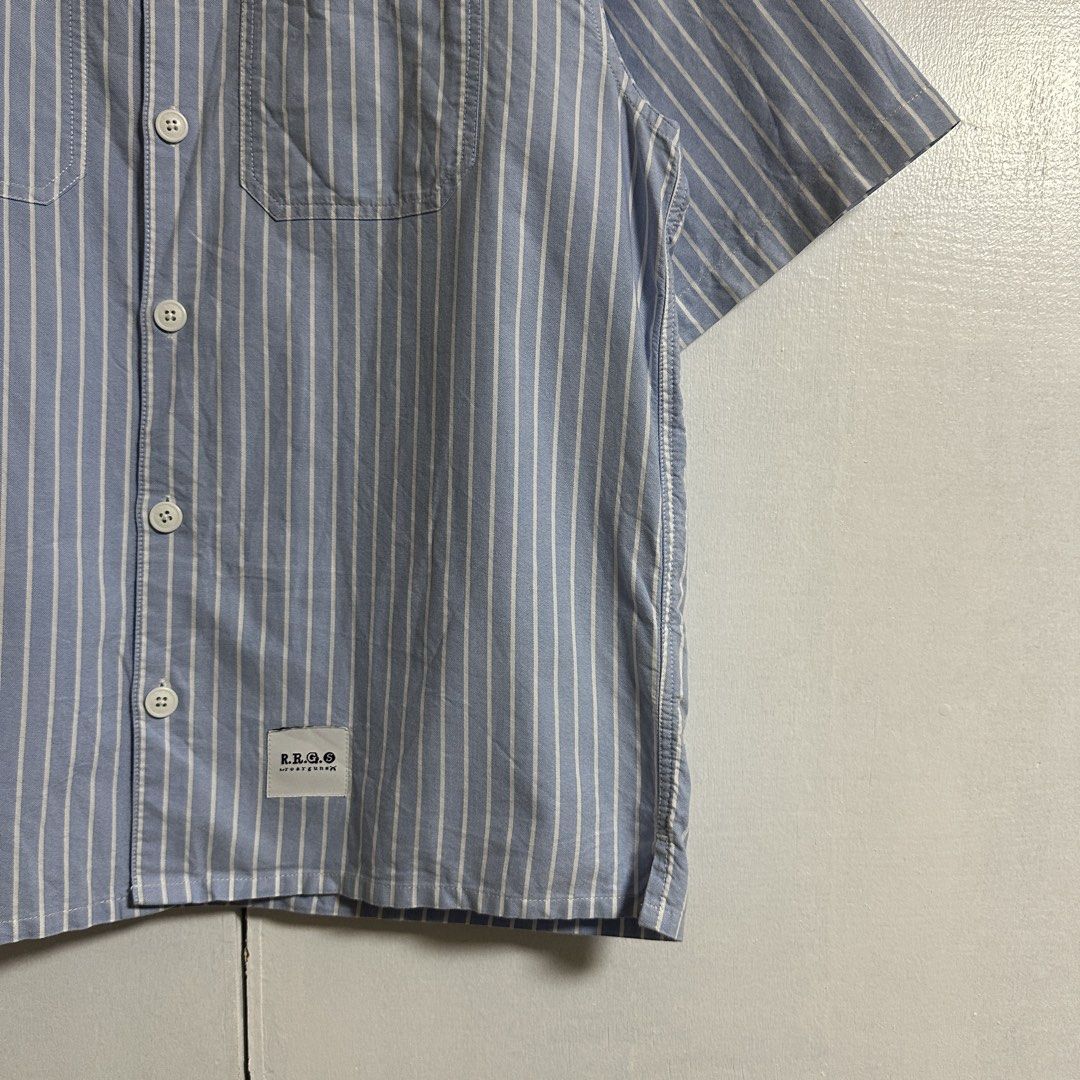 RRGS Roar Guns Workwear Polo (Category: Tshirts & Polo Shirts ) located in General Trias. Submitted by seconddegreeco (Listing ID 1438830822, Image 3). Description: RRGS Workwear Polo Medium 28 length 23 width Excellent ‼️ No issue.
