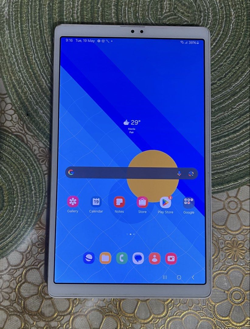 Samsung Galaxy Tab A 7 lite (Category: Android) located in Manila. Submitted by gadget_hub_199 (Listing ID 1438829385, Image 1). Description: 🍀SAMSUNG GALAXY TAB A7 Lite🍀 ✅ORIGINAL LCD / NO HISTORY OF REPAIR P3,000 100% Original Update upto ANDROID 14 ✅✅✅✅✅⭐️⭐️⭐️⭐️⭐️⭐️ 8.7 inches ! with sim/ Sd Card Slot Octa Core 🫶3/32 Gb 🫶facerecognition 🫶Type C charger 🫶5100mAh battery 🫶Wifi / data 🫶Text /Call Can download Heavy Apps And online Games s