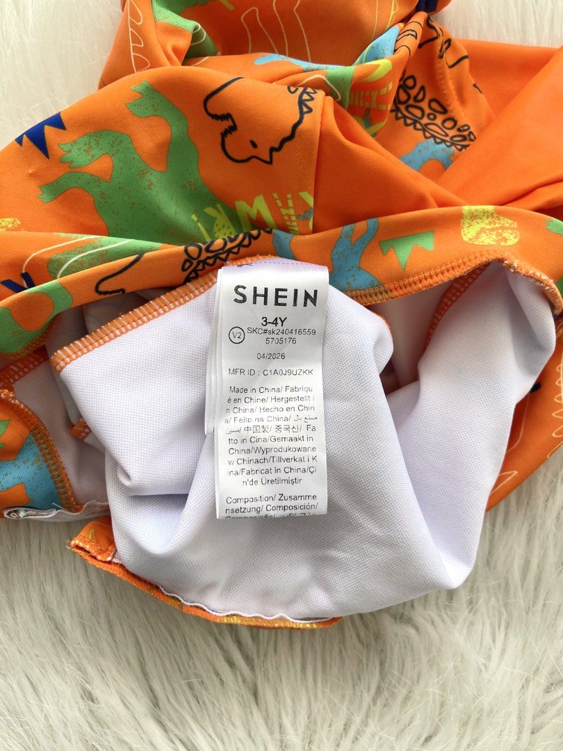 Shein Longsleeves Dinosaur Rashguard (Category: Babies & Kids Fashion) located in Bacolod City. Submitted by euniceclothing_coph (Listing ID 1438750249, Image 3). Description: Brand New No flaws, nevee used 3Y-4Y.