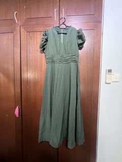 black tshirt dress Banana Republic Green Black & White Patterned Dress