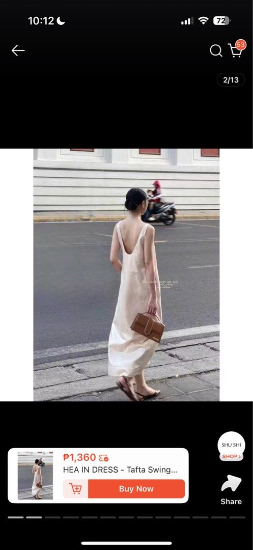 SHUSHI long linen dress (Category: Dresses) located in Meycauayan. Submitted by bytans (Listing ID 1438838391, Image 1). Description: Rfs: doesn’t fit well on my body frame :(.