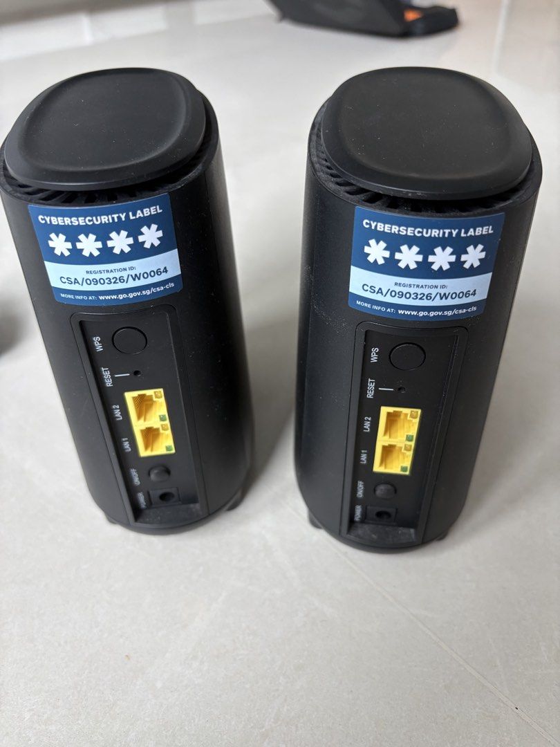 Singtel Optical Network Router and 2 Mesh WiFi  6 Set458348286989445124