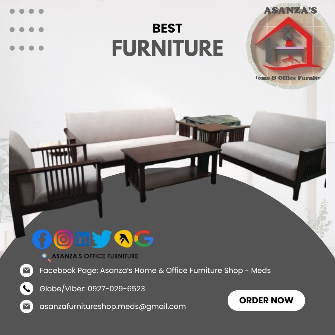 SOFA SET | L-TYPE SOFA (Category: Sofas) located in Quezon City. Submitted by asanzameds.1995 (Listing ID 1438744432, Image 3). Description: ASANZA'S HOME & OFFICE FURNITURE SHOP 🔥 2026 FACTORY SALE -BIG DISCOUNTS! SOFA SET | L-TYPE SOFA ✨ These chairs combine seating with a small writing surface, making them a common sight in lecture halls, training rooms, and schools. They are often foldable for easy storage. ✅ Perfect for home , offices , sch