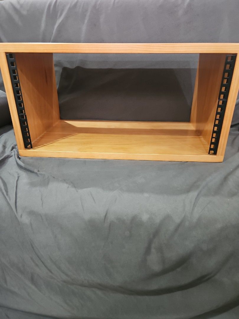 Solid Wood Rack Case (Category: Everything Else) located in Singapore. Submitted by patroy (Listing ID 1438751402, Image 1). Description: L52cm X B26cm X D30cm.