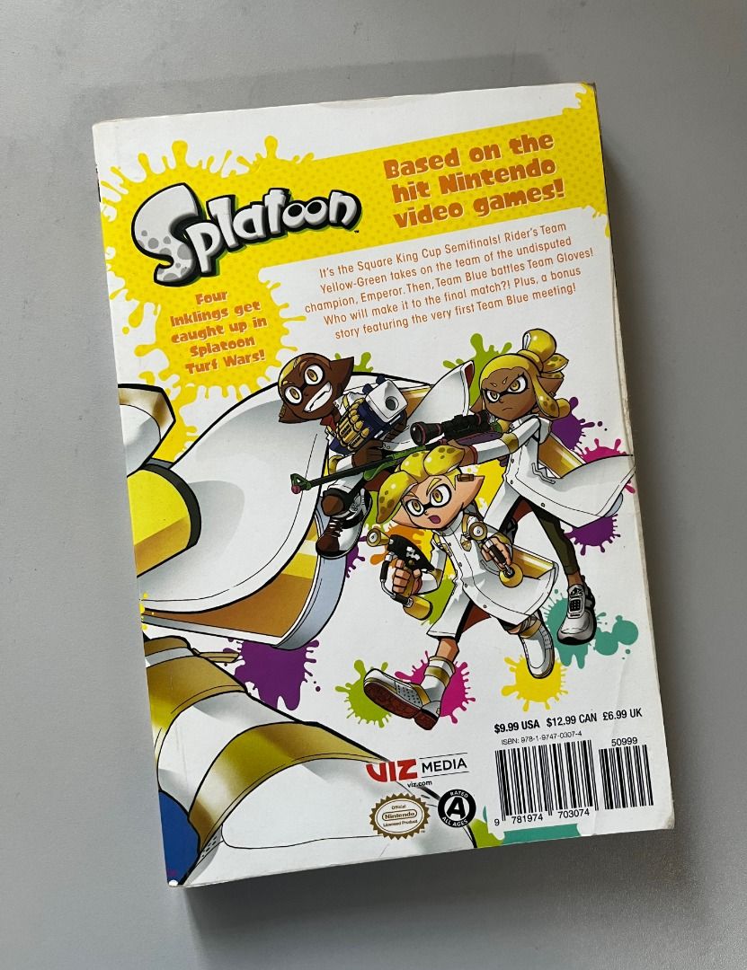 Splatoon Manga Volume 5 English (Category: Comics & Manga) located in San Juan City. Submitted by great_finds_in_san_juan (Listing ID 1438781552, Image 2). Description: Splatoon Volume 5 Manga - in English - in good condition - with some tanning on the pages Location: San Juan City.