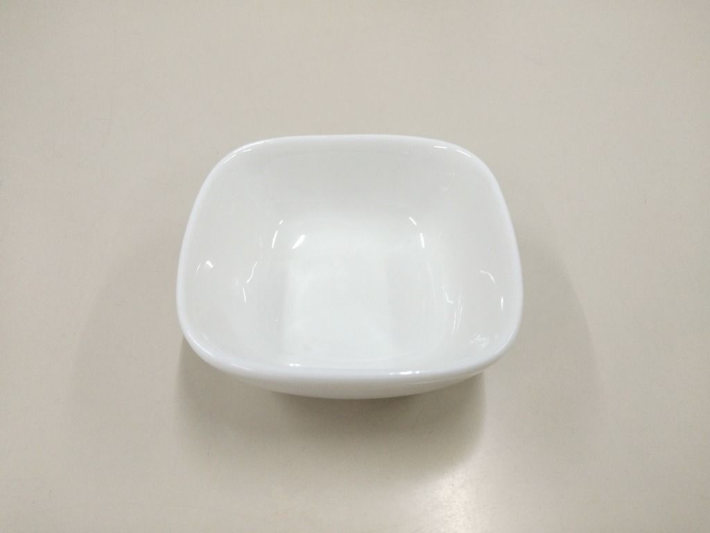 Square Ceramic Condiment Sauce Dish (Category: Other Kitchenware & Tableware) located in Quezon City. Submitted by inter_active_megawares (Listing ID 1438752482, Image 1). Description: Square Ceramic Condiment Sauce Dish IA2602-064 Price: P25.00 Weight:80g Length/Width:7.5cm Height:3cm Volume: 80ml Capacity - made with durable ceramic materials - IF POSSIBLE: kindly message us first - regarding the availability of stocks to prevent cancellations.
