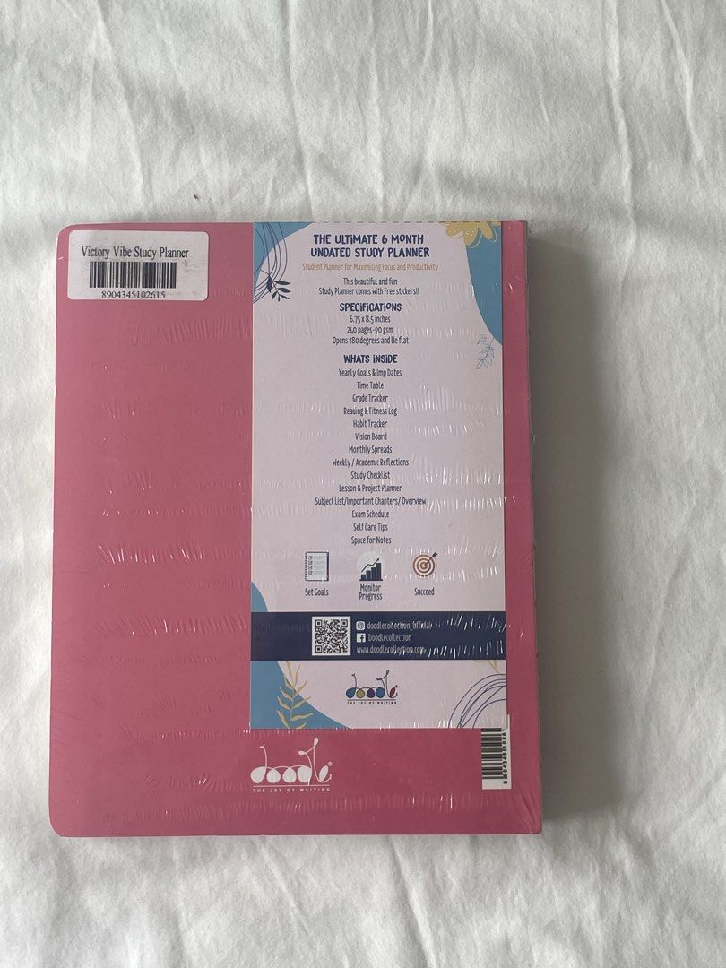 study planner (Category: Stationery & School Supplies) located in Singapore. Submitted by cheese.crackers (Listing ID 1438726778, Image 2). Description: .