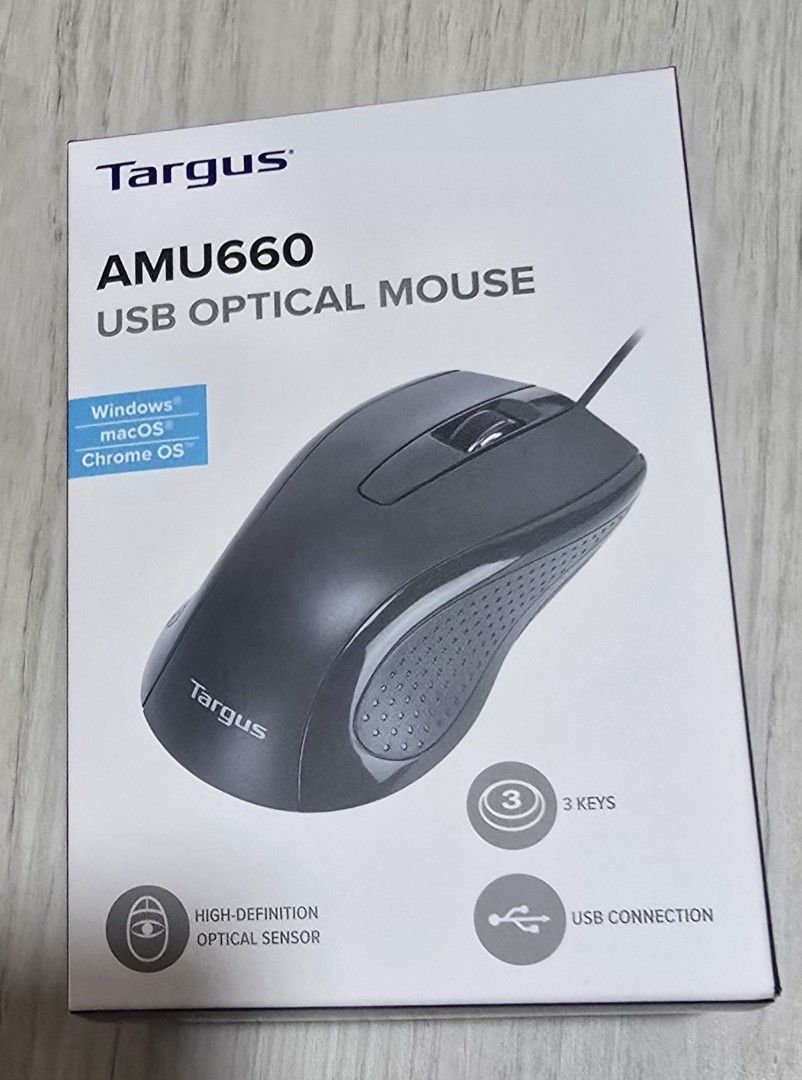 Targus AMU660 USB Optical Mouse458471292840202240