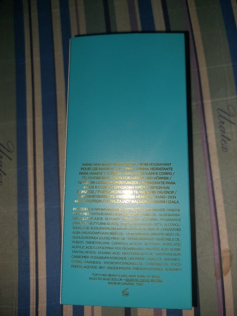 Tomford (Category: Body Care) located in Taguig. Submitted by BladeStore (Listing ID 1438810474, Image 3). Description: A fast-absorbing, indulgent hand and body moisturizer infused with the transportive Neroli Portofino scent..