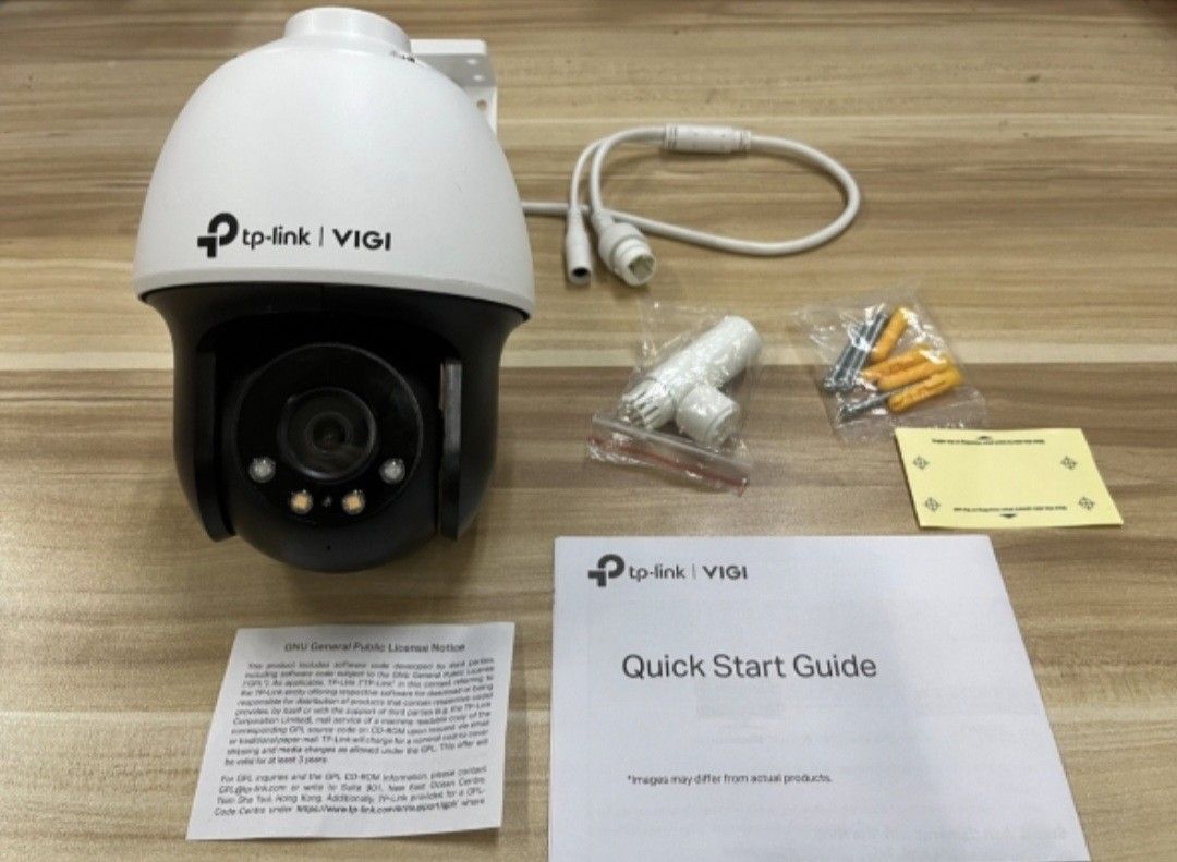 TP-Link VIGI CCTV Camera technician installation per. Camera (Category: Security Systems & CCTV Cameras) located in Caloocan City. Submitted by epicmaster_dolphin (Listing ID 1438815870, Image 1). Description: - TP-Link VIGI CCTV Camera - Includes quick start guide - Includes mounting hardware - Color: White and Black - Type: PTZ (Pan-Tilt-Zoom) camera - Installation shown in images offer package setup or installation layouts cctv, repair and Mai