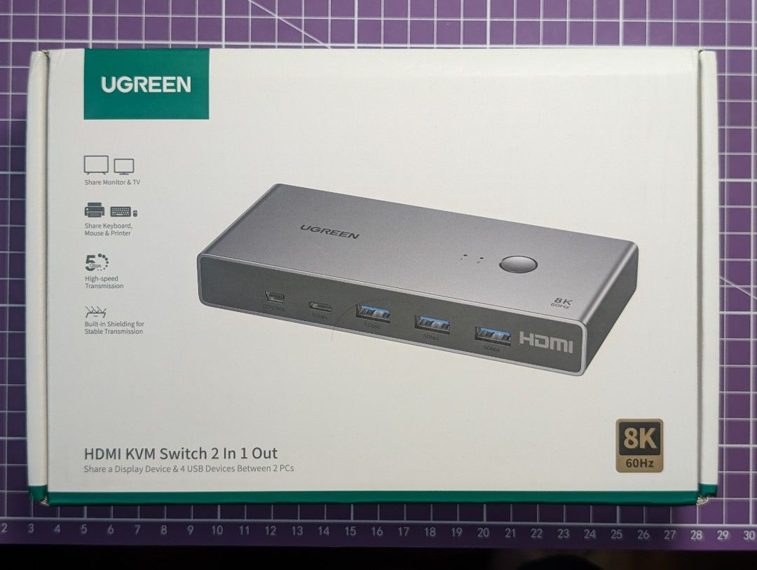 UGREEN HDMI KVM Switch 2 in 1 Out458584866696079360