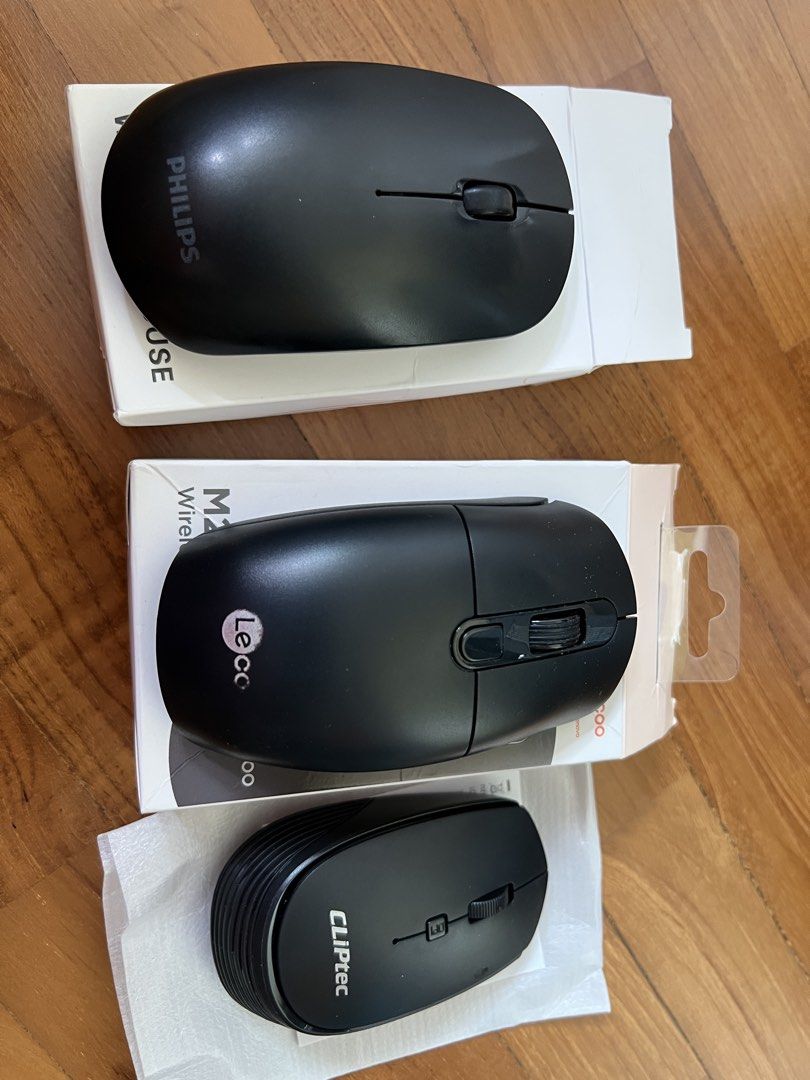 Wireless Mouse Bundle - Philips, Lecc, and Cliptec458716418000168960